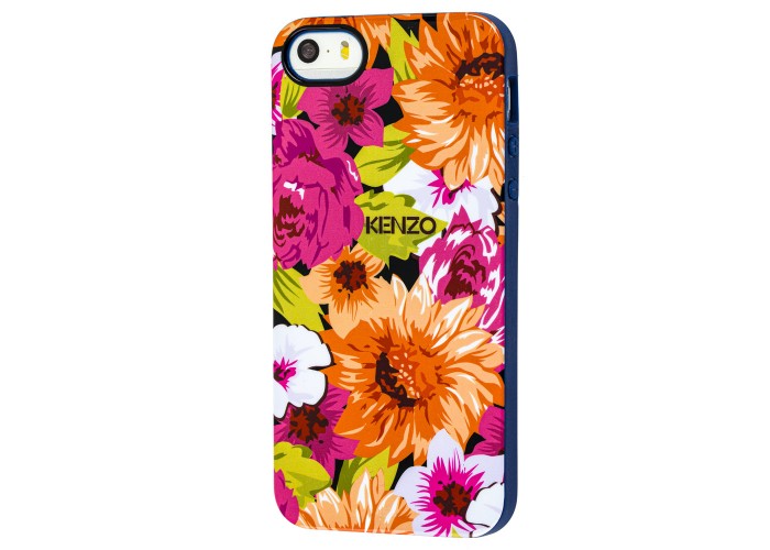 Чехол Kenzo для iPhone 5 цветочное ассорти