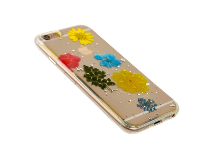 Чехол Nature Flowers для iPhone 6 клевер цветной