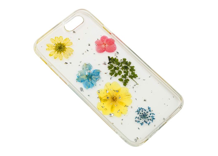 Чехол Nature Flowers для iPhone 6 клевер цветной