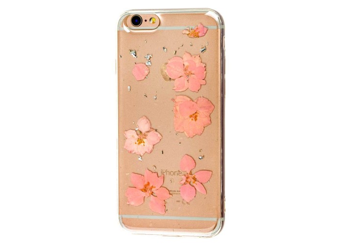 Чехол Nature Flowers для iPhone 6 розовые цветы