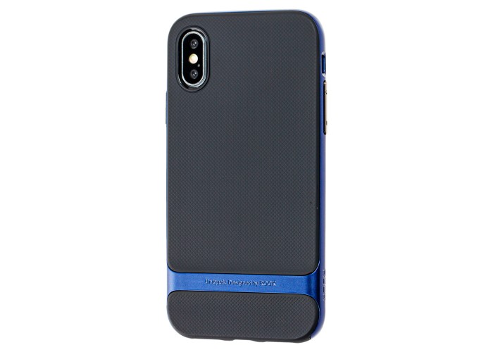 Чехол Rock Royce для iPhone X / Xs черно-синий