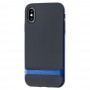 Чехол Rock Royce для iPhone X / Xs черно-синий
