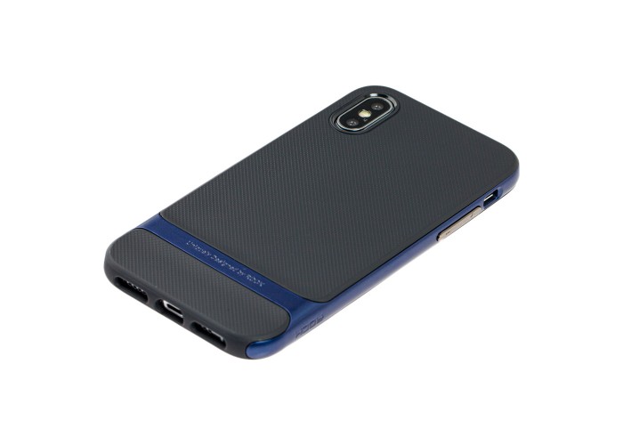 Чехол Rock Royce для iPhone X / Xs черно-синий