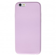 Чехол Thin для iPhone 6 эко кожа розовый