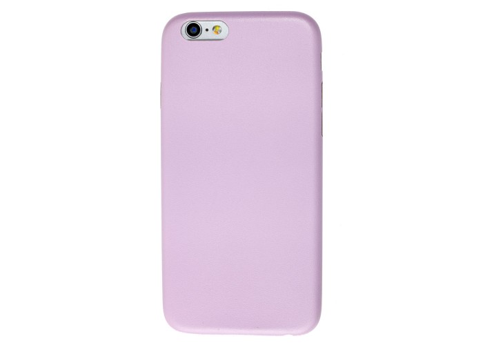 Чехол Thin для iPhone 6 эко кожа розовый