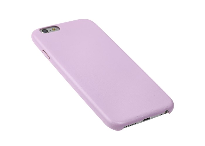 Чехол Thin для iPhone 6 эко кожа розовый