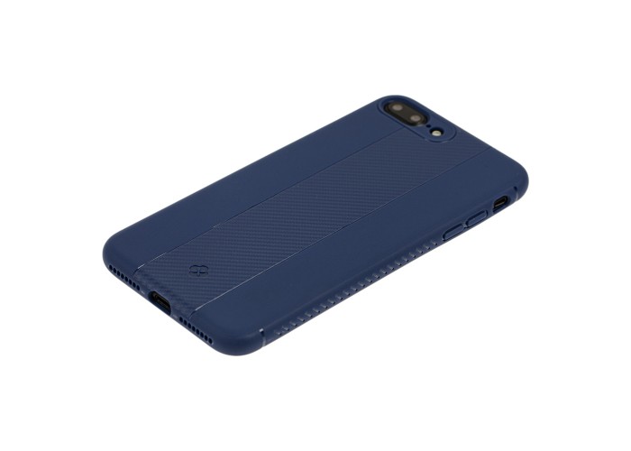 Чехол Totu Carbon для iPhone 7 Plus / 8 Plus Fiber синий