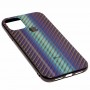 Чехол для iPhone 11 Carbon Gradient Hologram черный