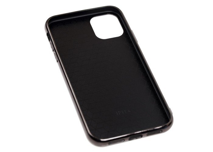 Чехол для iPhone 11 Carbon Gradient Hologram черный