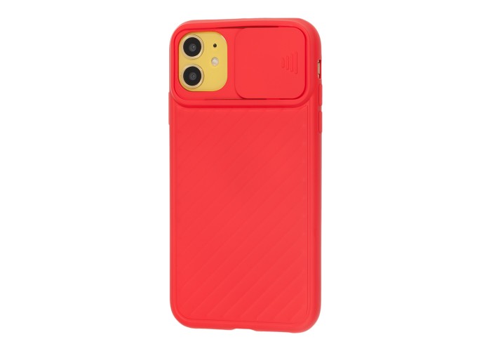 Чехол для iPhone 11 Multi-Colored camera protect красный
