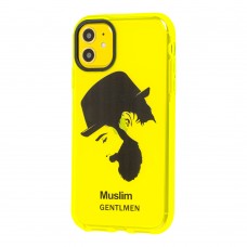 Чехол для iPhone 11 Neon print gentlmen