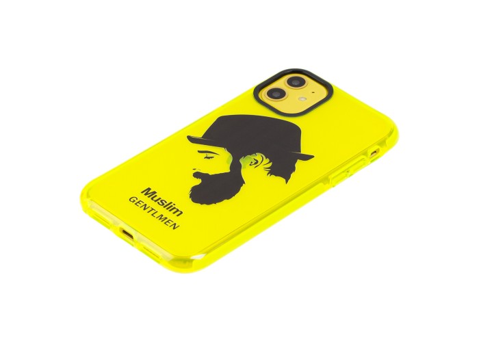 Чехол для iPhone 11 Neon print gentlmen