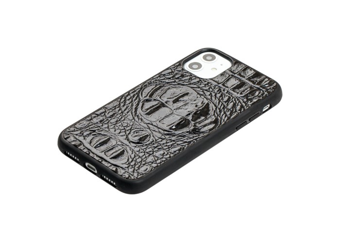 Чехол для iPhone 11 Reptile Croco черный