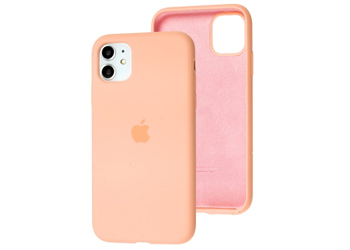 Чехол для iPhone 11 Silicone Full grapefruit