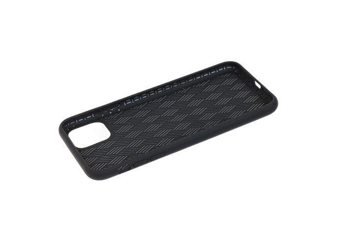 Чехол для iPhone 11 Silicone Weaving черный