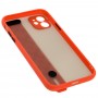 Чехол для iPhone 11 WristBand LV красный / черный