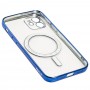 Чехол для iPhone 12 MagSafe J-case синий