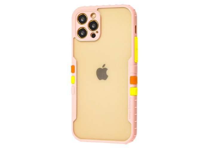 Чехол для iPhone 12 Pro Armor clear розовый
