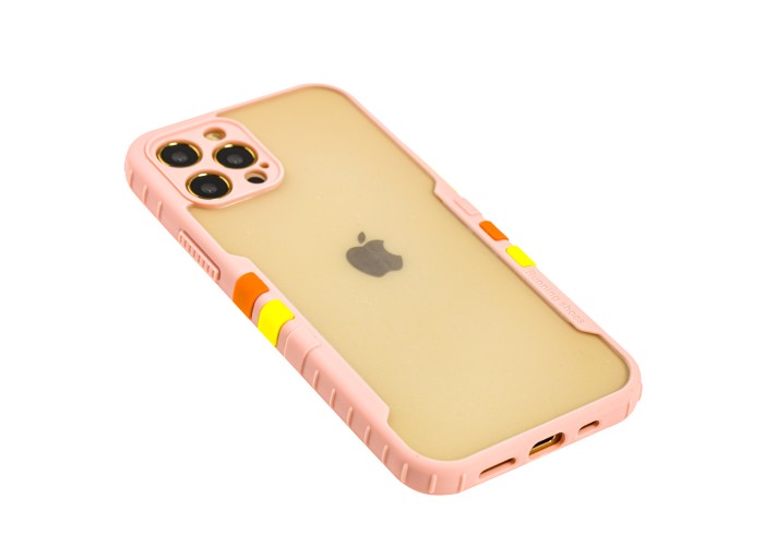 Чехол для iPhone 12 Pro Armor clear розовый
