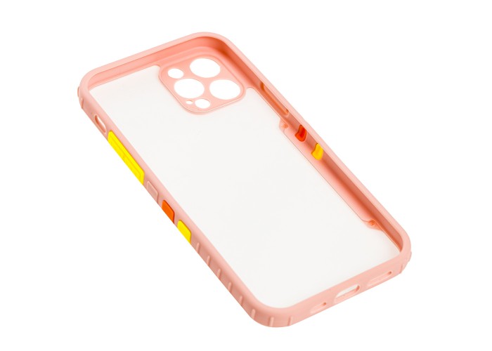 Чехол для iPhone 12 Pro Armor clear розовый