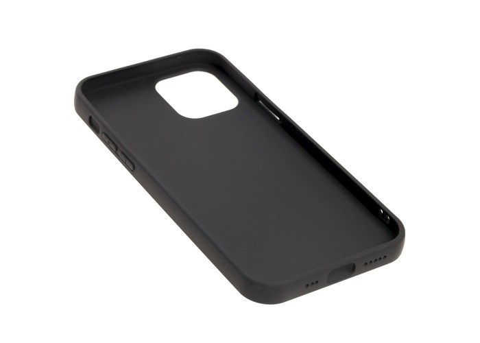 Чехол для iPhone 12 / 12 Pro Leather cover черный