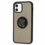 Чехол для iPhone 12 / 12 Pro LikGus Edging Ring черный