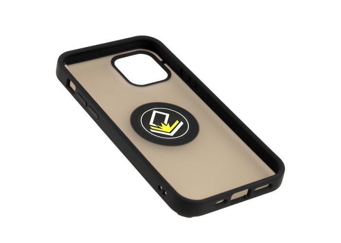Чехол для iPhone 12 / 12 Pro LikGus Edging Ring черный