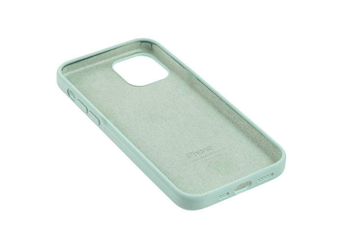 Чехол для iPhone 12 / 12 Pro Silicone Full бирюзовый / beryl