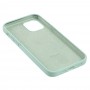 Чехол для iPhone 12 / 12 Pro Silicone Full бирюзовый / beryl