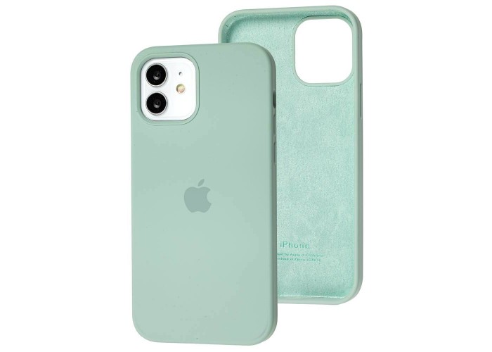 Чехол для iPhone 12 / 12 Pro Silicone Full бирюзовый / turquoise