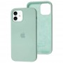 Чехол для iPhone 12 / 12 Pro Silicone Full бирюзовый / turquoise