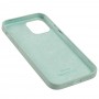 Чехол для iPhone 12 / 12 Pro Silicone Full бирюзовый / turquoise
