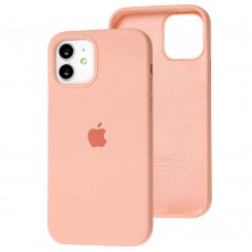 Чехол для iPhone 12 / 12 Pro Silicone Full розовый / pink