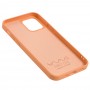 Чехол для iPhone 12 / 12 Pro Wave Fancy funny llamas / peach