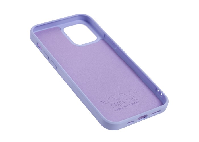 Чехол для iPhone 12 / 12 Pro Wave Fancy playful dog / light purple