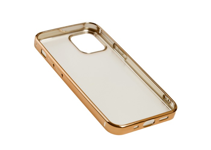 Чехол для iPhone 12 mini Glossy edging золотистый