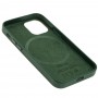 Чехол для iPhone 12 mini Leather with MagSafe forest green