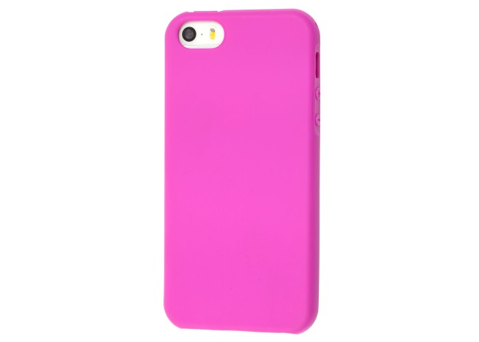 Чехол для iPhone 5 матовый фиолетовый
