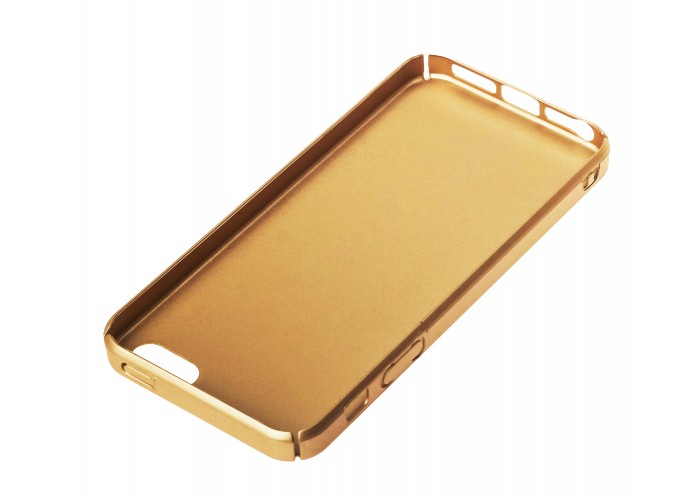 Чехол для iPhone 5 под кожу Thin золотистый