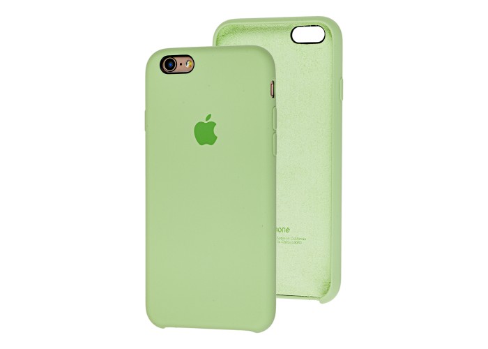 Чехол для iPhone 6 / 6s Silicone сase mint gum
