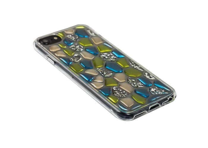 Чехол для iPhone 6 / 7 / 8 Colour stones желтый