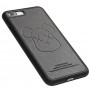 Чехол для iPhone 7 Plus / 8 Plus Kaws leather черный