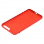Чехол для iPhone 7 Plus / 8 Plus Leather croco full красный