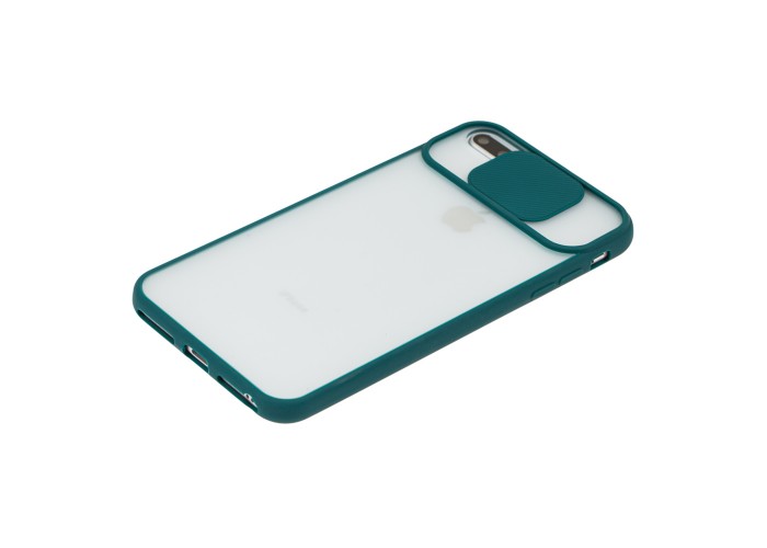 Чехол для iPhone 7 Plus / 8 Plus LikGus Camshield camera protect зеленый