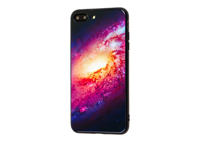 Чехол для iPhone 7 Plus / 8 Plus космос розовый