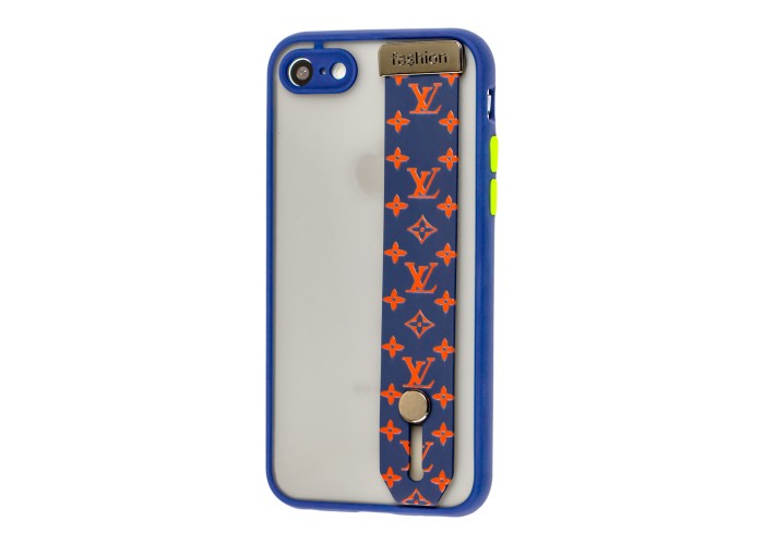 Чехол для iPhone 7 / 8 / SE 20 WristBand LV синий / красный