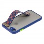 Чехол для iPhone 7 / 8 / SE 20 WristBand LV синий / красный
