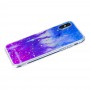 Чехол для iPhone X / Xs Galaxy розово синий