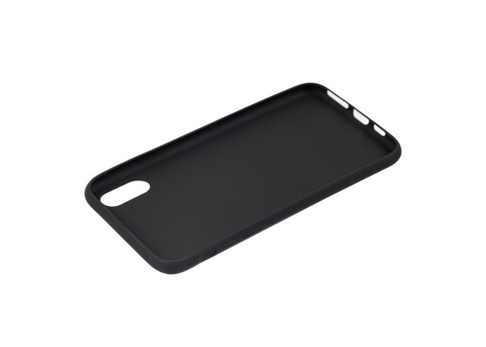 Чехол для iPhone X / Xs Rock матовый черный