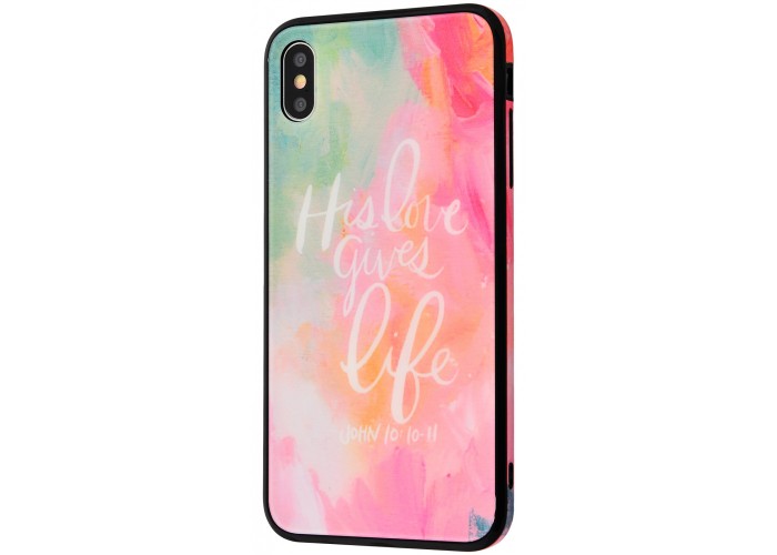 Чехол для iPhone X / Xs glass 